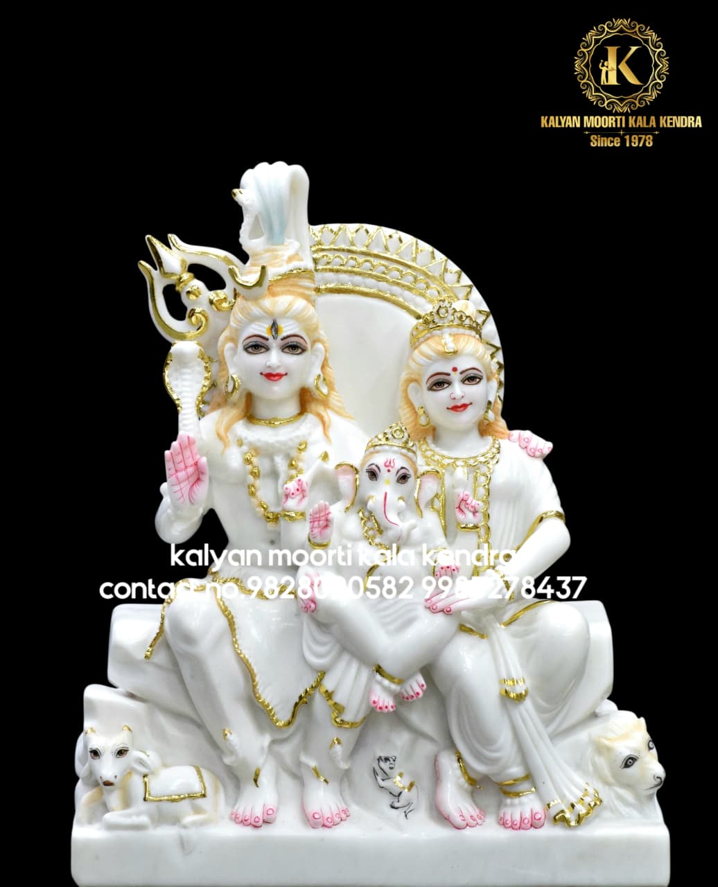 Statue shiv parivar 